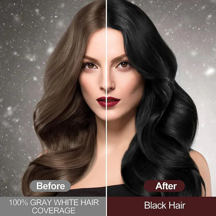 HERBAL HAIR DYE UNISEX SHAMPOO 3 IN 1 (BUY 1 GET 1 FREE)- BLOSDREAM