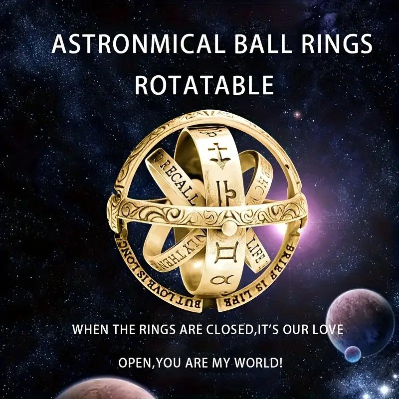 Astronomical Foldable Ball Ring