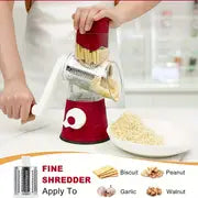 ROTARY DRUM VEGETABLE GRATER & SLICER
