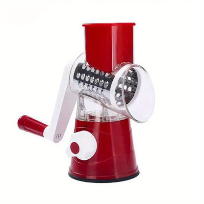ROTARY DRUM VEGETABLE GRATER & SLICER