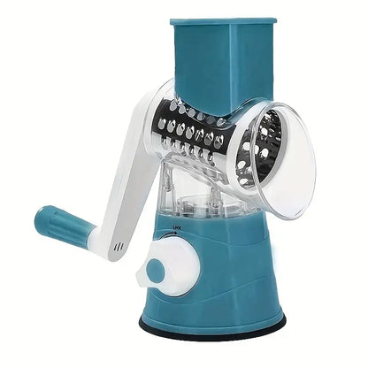 ROTARY DRUM VEGETABLE GRATER & SLICER
