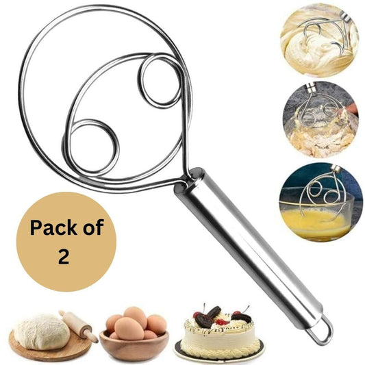 Dishwasher Safe Danish Dough Whisk (Pack of 2)
