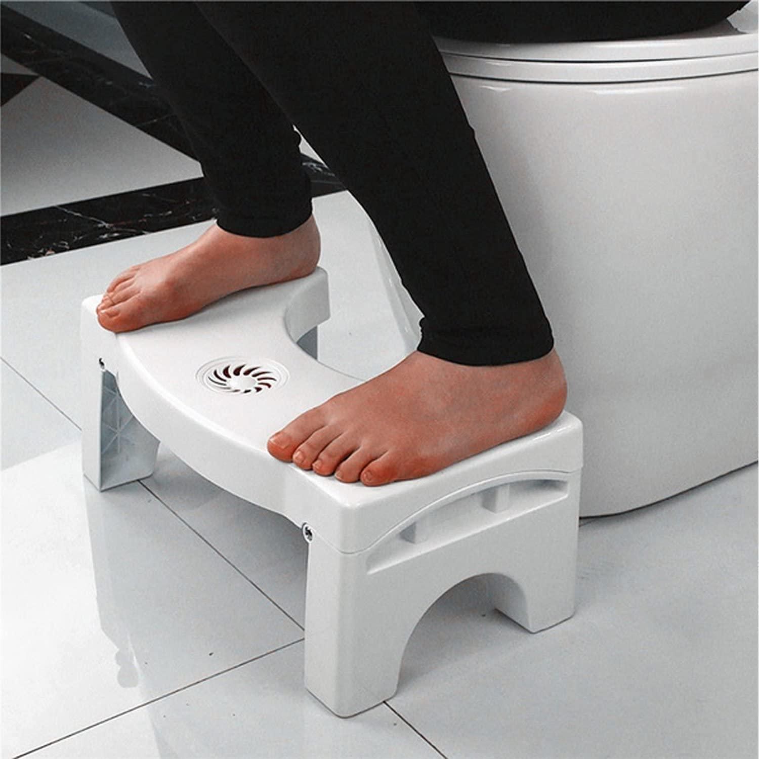 Premium Foldable Anti-Constipation Potty Stool with Air Freshener ...